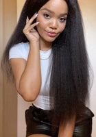 Load image into Gallery viewer, JAZZYCURLS KinkyChic: Jasmine Kinky Straight Blown Out Lace Front Wig
