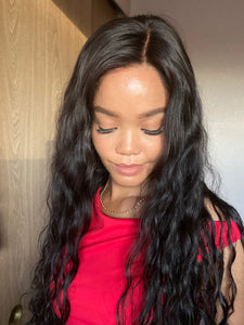 JAZZYCURLS WaveGlam: Stacy Natural Wave Lace Front Wig