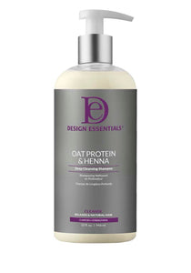 DESIGN ESSENTIALS Oat Protein & Henna Deep Cleansing Shampoo