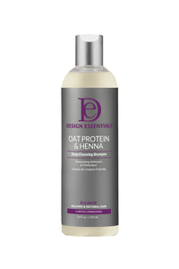 DESIGN ESSENTIALS Oat Protein & Henna Deep Cleansing Shampoo